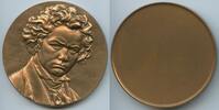 Frankreich Große Bronzemedaille GN1287 - Ludwig Van Beethoven 1770-1827 - Komponist, Pianist -