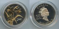50 Cents Silber 2003 Kanada GN539 - Golden Daffodil - Elisabeth II. Canada Polierte Platte mit Zertifikat