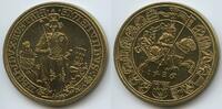 RDR Österreich Hall in Tirol Große Bronzemedaille vergoldet M#2104 - Habsburg Sigismund der Münzreiche 1486 - Ritter auf Pferd -