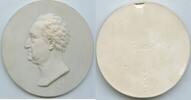 Große Porzellanmedaille Biskuit-Porzellan nd. Deutsches Reich Weimar GN1639b - Johann Wolfgang von Goethe - Dichter, Politiker Fast Vorzüglich