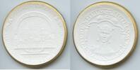 Porzellanmedaille Biskuit-Porzellan teilvergoldet 1925 Deutsches Reich Oppenheim am Rhein GN1350 - Stadtrecht durch Kaiser Friedrich II. 1225-192...