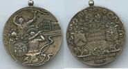 Bronzemedaille versilbert August - September 1907 Italien Udine M#7828 - Mostra Friulana d Arte Decorativa Italy Italia Sehr schön +