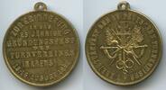 Erinnerungsmedaille 1887 Österreich Niederösterreich G10721 - 25 Jähriges Gründungsfest des Turnvereines Krems an der Donau Vorzüglich