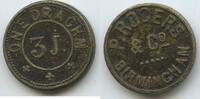 Großbritannien Great Britain United Kingdom One Drachm 3j G4441 - P. Rogers & Co. Birmingham Apothecaries Weight -