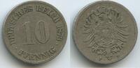 Deutsches Reich 10 Pfennig G9557 - RAR Wilhelm I. 1871-1888 Germany Empire -