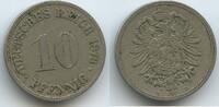 Deutsches Reich 10 Pfennig G9568 - RAR Wilhelm I. 1871-1888 Germany Empire -