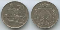 Lettland 50 Santimu G11651 - Segelboot Latvia Latvija -