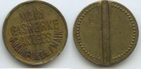 Deutschland Frankfurt Gasmarke Wertmarke Jeton Gasmünze M1094 - Main Gaswerke Akt.Ges. Frankfurt am Main - Token Coinage -