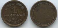 Vereinigten Staaten von Amerika USA Token Jeton Wertmarke T380 - 1 Package of Mints -
