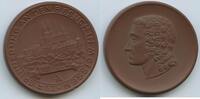 Deutschland Große Porzellanmedaille Böttgersteinzeug GY011 - Zur Erinnerung an den Besuch in Meissen - Johann Friedrich Böttger -