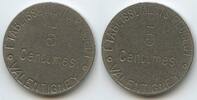 Frankreich Paris Wertmarke 5 Centimes Jeton Token G10627 - Etablissements Peugeot - Valentigney France -