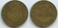 Deutschland Bundesrepublik Niedersachsen Wertmarke Jeton Token G10638 - Apparatebau K.W.Müller Braunschweig - Ges. Gesch. Münzprüfer -