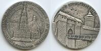 Silbermedaille 1973 Deutschland Nürnberg GX597 - Frauenkirche und der Schöne Brunnen am Hauptmarkt in Nürnberg Fast Unzirkuliert, Antik Finish