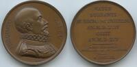 Bronzemedaille 1820 Frankreich M#8490 - Torquato Tasso Vorzüglich