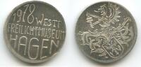 Deutschland Nordrhein-Westfalen Silbermedaille M389 - Westfählisches Freilichtmuseum Hagen - Wappen -