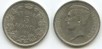Belgien 5 Francs G9068 - Un Belga Very Scarce Year Belgium - Albert I. 1909-1934 -
