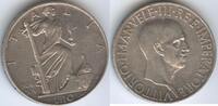 Italien Königreich 10 Lire Silber G12518 - RAR Italy Vittorio Emanuele III. 1900-1946 -