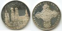 Bundesrepublik Deutschland Silbermedaille GX097 - München Stadtansicht - Pater noster, qui es in caelis -