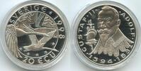Schweden 20 Ecu Silbermedaille GS846 - Gustaf II Adolf Sweden -
