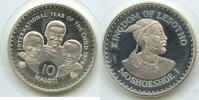 Lesotho 10 Maloti Silber GS060 - International Year of the Child - Moshoeshoe II. -