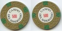 Spanien Cantabria Santander 500 Pesetas Casino Token GX401 - Spielmarke Casino del Sardinero Spain -