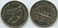 Türkei 100 Lira G0411 - Fußball-Weltmeisterschaft 1982 Madrid Spanien World Championship Soccer -