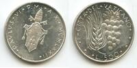 Vatikan Italien-Kirchenstaat 500 Lire Silber G1615 - Papst Paul VI. 1963-1978 Vatican City -