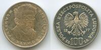 Polen Volksrepublik 100 Zlotych (100 Zloty) Silber H0911 - Władyslaw Reymont Poland -
