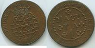 1 Macuta 1814 Angola Portugisisch GS729 - RAR João 1799-1816 Portuguese Colony Sehr Schön +