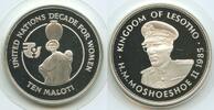 Lesotho 10 Maloti Silber G2074 - Decade for Women Moshoeshoe II. -