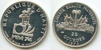 Haiti 25 Gourdes G0046 - World Soccer Championship Games Silver -