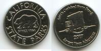 Vereinigten Staaten von Amerika Medaille Souvenir Token GY655 - California State Parks South Carlbad State Beach Bär -