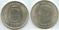 Belgien Königreich 250 Francs Silber GS1193 - Des Belges 25th Anniversary of Accession of Baudouin I. Belgium -