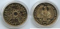 Deutschland Bundesrepublik 10 Deutsche Mark Silber vergoldet PA132 - Germany 40th Anniversary Republic Silver-Gold Plated -