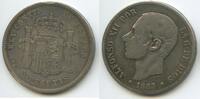 Spanien 5 Pesetas H1020 - Alfonso XII. 1874-1885 Spain España -