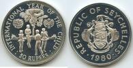 Seychellen 50 Rupees Silber GS1405 - Seychelles UNICEF International Year of the Child -