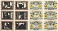 Deutsches Reich Weimar Notgeldscheine Serie 6 Stück GB169 - Rossla (Stolberg) Emergency money serie Notgeld Paper Money Germany -