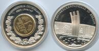 Bundesrepublik Deutschland Goße Medaille mit Inlay 1 Mark GX764 -Luftbrückendenkmal in Berlin BRD -