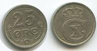 Dänemark 25 Öre (25 Øre) G2387 - Christian X. 1912-1947 Denmark -
