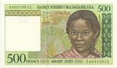 Madagaskar 500 Francs GB118 - Banknote Madagascar -