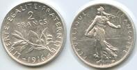 Frankreich 2 Francs Silber G1886 - La Semeuse France -