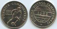 Türkei 100 Lira G0413 - Fußball-Weltmeisterschaft 1982 Spanien World Championship Soccer Turkey -