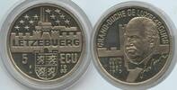 Luxemburg 5 Ecu Medaille GY155 - Joseph Bech 1887-1975 Luxembourg -