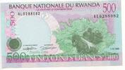 Ruanda 500 Francs GB369 - Banknote Gorillas Rwanda -