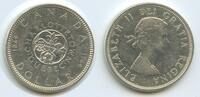 Kanada One Dollar Silber GS264 - Quebec Charlottetown Elizabeth II Canada -