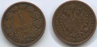 Italien Lombardei Venetien 1 Kreuzer G9858 - Franz Joseph I. 1848-1916 Austria Lombardy Milano -