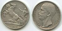 Italien Königreich 10 Lire Silber G1997 - SEHR RAR Vittorio Emanuele III. 1900-1946 Italy Italia -