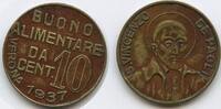 Italien Königreich Verona 10 Centesimi Wertmarke Jeton GX865 - RAR S. Vincenzo de Paoli Italy -