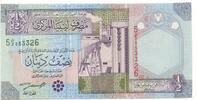 Libyen ½ Dinar GB348 - Banknoteb Libya -