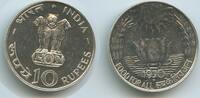 Indien 10 Rupees G9489 -Scarce Lotus Food For All India -